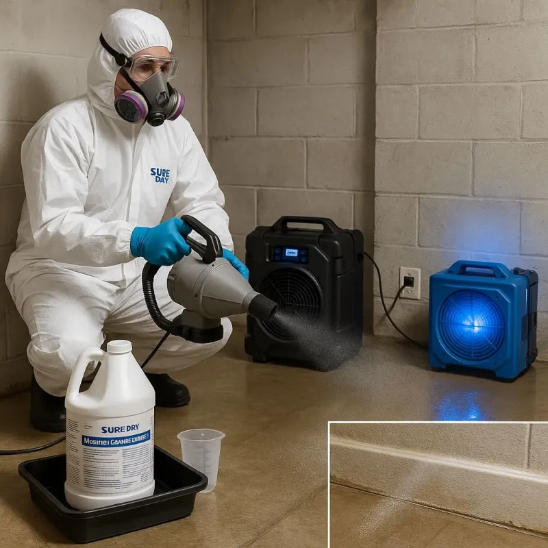 Sanitization and Odor Removal process in Dedham, ME