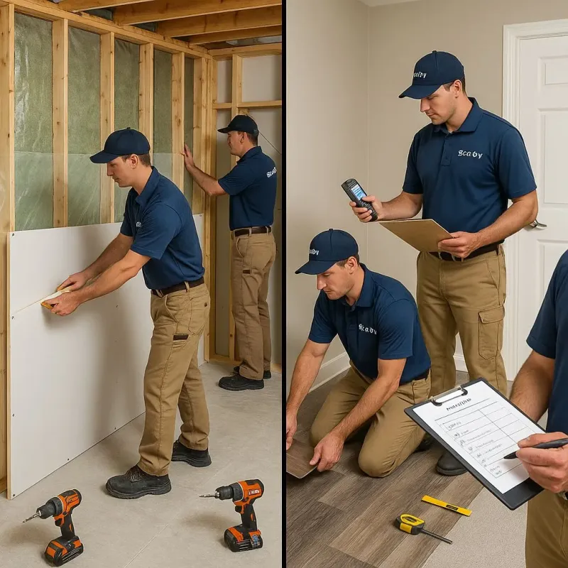 Repairs and Reconstruction process in Dedham, ME